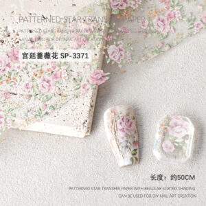 Palace rose flower transfer paper (sp-3371)