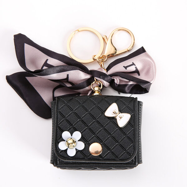 Wholesale Reduced Silk Scarf Bluetooth Headset Bag Leather Chanel Coin Purse Mini Keychain Small Bag Pendant