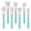 Wholesale Beauty Silicone Brush Mask Brush Makeup Brush Soft Hair Brush Mud Mask Beauty Makeup Tools Fan-shaped Fruit Acid Brush