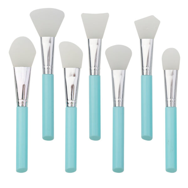Wholesale Beauty Silicone Brush Mask Brush Makeup Brush Soft Hair Brush Mud Mask Beauty Makeup Tools Fan-shaped Fruit Acid Brush
