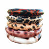oly-b671f177462857922c85b7ceafcd50eb Wholesale Retro Leopard Series Elastic Bend Bracelet Acrylic Ethnic Style Simple Cuff Bead String Bracelet