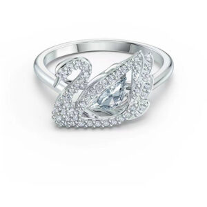 Smart white swan ring 6-8 leave a message