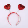oly-b6c5bcb66f3e6455920281deac1e2663 Wholesale Valentine's Day Red Love Party Sequin Headband Peach Heart Buckle Factory