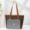 Wholesale Large capacity retro diaper bag, stylish handbag, printed tote bag