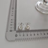 Wholesale "Girl's Note" Style Love Bow Korean Ins Pearl Love Bow Earrings Sweet French Style
