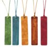 Wholesale explosion personalized leather bookmark customizable laser bookmark reading enthusiasts bookmark