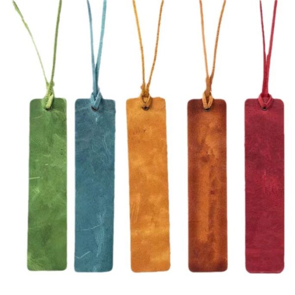 Wholesale explosion personalized leather bookmark customizable laser bookmark reading enthusiasts bookmark
