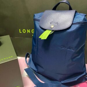 Environmentally friendly ocean blue backpack