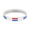 oly-b72bddb2b03797d41935a09faed537ae Wholesale Multicolor Nordic Style Asymmetrical National Flag Wristband In Silica Gel With Nylon Chain Material For Couples