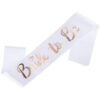 Wholesale Bachelorette Prom Carnival Party Headband Crown Shoulder Strap Sticker Rose Gold Bronzing Veil Diamond Headband suit