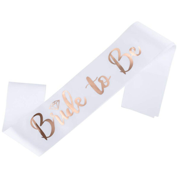 Wholesale Bachelorette Prom Carnival Party Headband Crown Shoulder Strap Sticker Rose Gold Bronzing Veil Diamond Headband suit