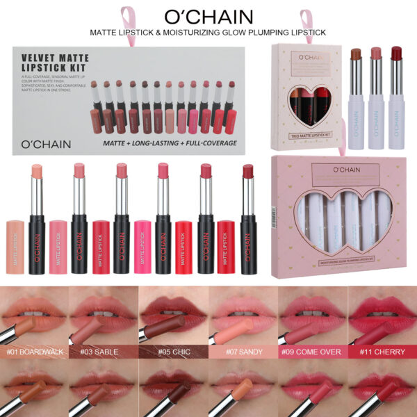 oly-b7499676a21c0febc2fdb56a9c2f3b8f Wholesale Lipstick Set Matte Velvet Matte Long-Lasting Non-Fading Non-Stick Cup Moisturizing Lipstick