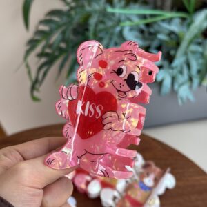 Pink-Love Kiss Bear