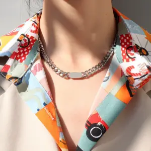 P852-Steel Necklace 40 5cm