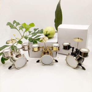 Wholesale 1:61:12 Doll House Accessories Miniature Jazz Drum Model Mini Jazz Drum Miniature Scene Shooting Props
