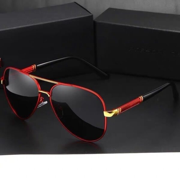 oly-b7aab37615558d61507a10772aebba66 Wholesale Metal resin polarized sunglasses men's driver driving glasses men's sunglasses day and night dual-purpose color changing glasses toad glasses