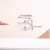 Wholesale 304 Stainless Steel Geometric PVD Coated Stone-Free Golden Plated Lady Queen Sexy Rings
