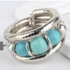 oly-b7c044ca95278dd4c965c0dcb9596877 Wholesale sales three-circle bracelet style exaggerated personality spacer retro beaded Bohemian multi-layer bracelet