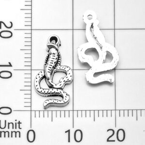 1 ancient silver snake-0.5g-10*18mm-11251