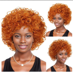 oly-b7d275d6bc645651dc808aff0ff28307 Wholesale Mrs. Robb Mrs. Roper Women's Wig Small Roll Fluffy Headgear European and American Halloween Party Playing Wig