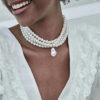 oly-b81c53e9bc584895d9179639533805a5 Wholesale jewelry fashion imitation pearl necklace female retro special-shaped baroque girl clavicle chain manufacturers