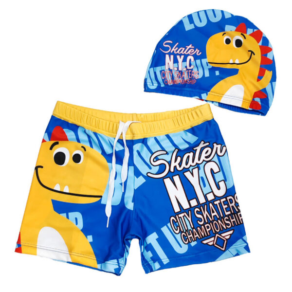oly-b850207a8b98d26d595a00dd8c567b02 Wholesale Children's Swimming Trunks Cartoon Boxer Swimsuit Quick-drying Little Boy Baby Big Boy Swimming Pool Beach Swimsuit