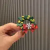oly-b8677aeab1f03ca77bea6506696c37e9 Wholesale Christmas Girl's Hair Clip Shiny Sequins Festival Decoration Bell Flower Ring Side Clip Cute Girl's Hair Accessories