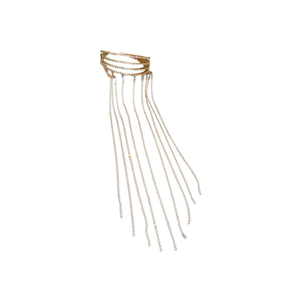 Wholesale Fashion personality diamond tassel multi-layer hairband exaggerated design headband niche high-end hair accessories wholesale women