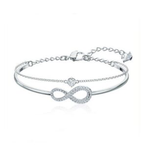 8-character platinum bracelet