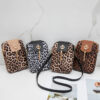 oly-b8d4d58f2339de88f8f98667cf34de99 Wholesale Vertical small bag, retro color-blocked crossbody bag, leopard print tassel phone bag