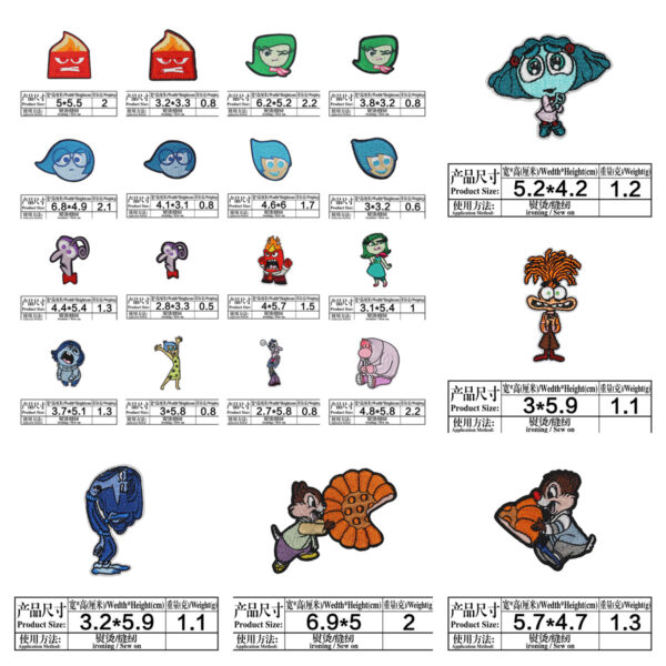 oly-b8de90e9f8e46326d459cecf6770a60a Wholesale Elegant Embroidered Cartoon Embroidered Cloth Stickers Character Patch Clothing Bag Shoes Hat Decorative Decal OLY Exclusive