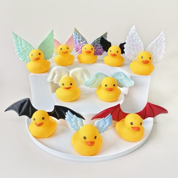 Wholesale No. 8 duck fabric accessories DIY material Wings bow magic hat saliva towel toy decorations