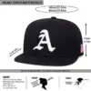 Wholesale Women's Outdoor Hip-Hop Letter Pattern Flat Brim Hat In Polyester With Embroidery, Adult Cap