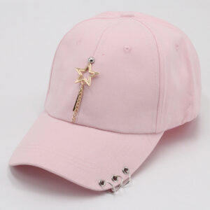 Five-pointed star Pink / Adjustable