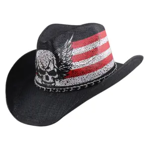 111-Red Stripe (Skull) / Medium (56-58cm)