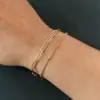 Wholesale Three-dimensional Geometric Bracelets For Women With 304 Stainless Steel O-link Chain