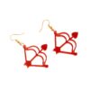 WholesaleValentine's Day Ear Hook Glitter Cupid Letter Love Bow and Arrow Ear Hook Girl Gift Exquisite