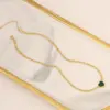 Wholesale Fashion Heart Shape Stainless Steel Inlay Zircon Bracelets Necklace 1 Piece