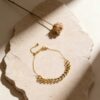 Wholesale Titanium steel chunky chain diamond-encrusted bracelet, a light luxury jewelry.