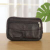 oly-b9c316f237a3e54b1c08a102443e2e5d Wholesale Multi-functional mobile phone waist bag cowhide vertical horizontal multi-layer zipper large capacity coin purse belt hanging waist bag