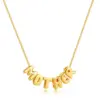 Wholesale Jewelry Simple Style Letter Copper Plating