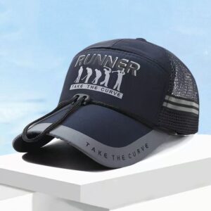 Navy blue [mesh breathable run] / One size fits all【56-60】