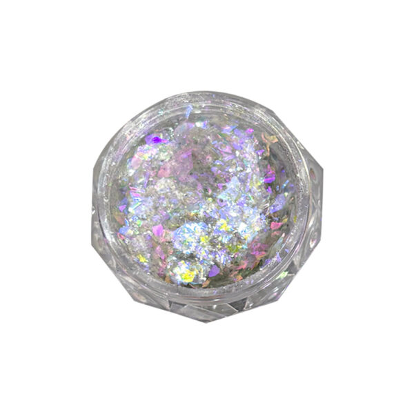 Wholesale Maillard Mixed Nail Art Accessories Exploding Aurora Ultra-Thin Brocade Fantasy Colorful Edelweiss Pink Sequin Glitter