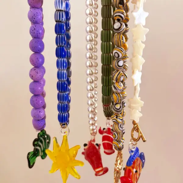 Wholesale 304 Stainless Steel Geometric Starfish Shell PVD Coated Freshwater Pearl Shell Real Gold Plated Nordic Style Vacation Marine Style Waterproof Non Tarnish Surgical Steel Shell Necklace Lobster Trigger Clasp Closure Pendant Necklace
