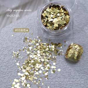 Internet celebrity large sequins-gold (yh257-03)