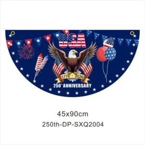45*90CM Fan-shaped Flag / 250th-DP-SXQ2004