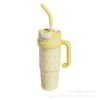 Wholesale High-Looking 316 Thermos Cup, Large-Capacity Ice Cup, Straw Cup, Car Cup, Home Office Handle, Cold Water Cup
