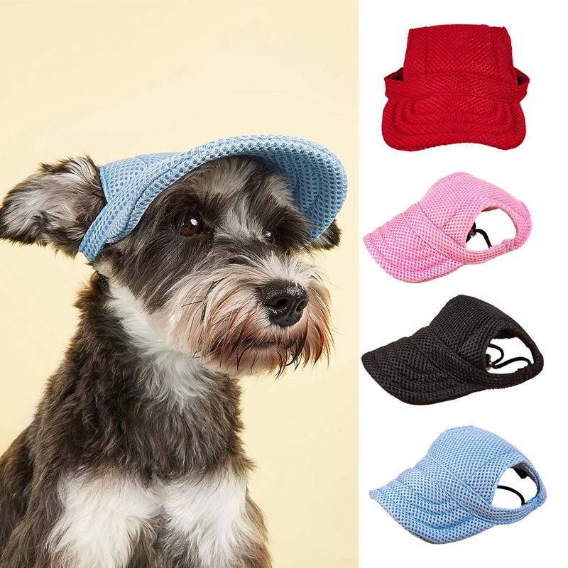 Wholesale Summer Teddy Bixiong Bome VIP Big Dog Pet Products Mesh Material Sun Protection Baseball Hat Cap
