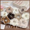 Wholesale Autumn and Winter milk brown Pig Colorful Hair Ring Women Simple Head Rope Mori Tie Hair Sweet Hair Accessories