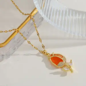 Necklace Orange